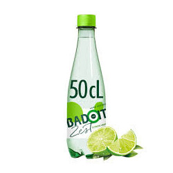 Badoit Citron Vert 50cl | Eau gazeuse aromatisée – Bouteille 0,5 litre