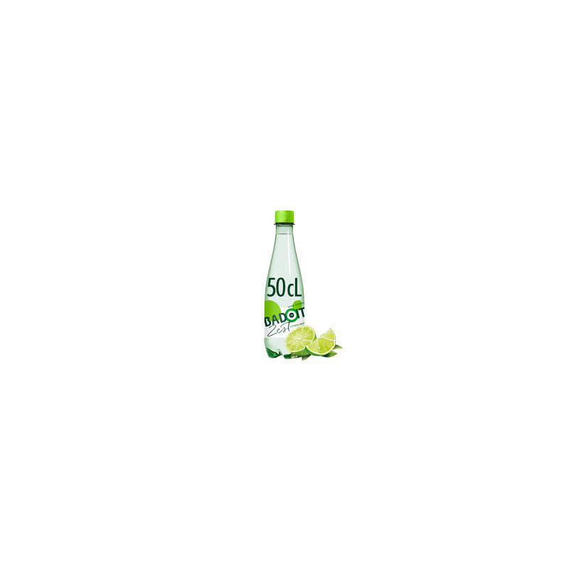 Badoit Citron Vert 50cl | Eau gazeuse aromatisée – Bouteille 0,5 litre